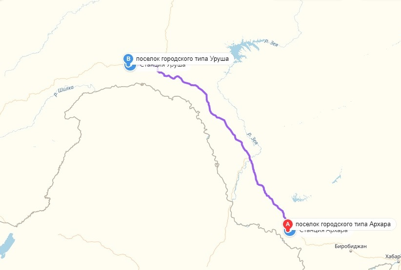 Рп5 архара амурская область. Уруша Амурская область на карте. П Архара Амурская область. Пос Архара Амурской области на карте. Станции от Хабаровска до Архары.