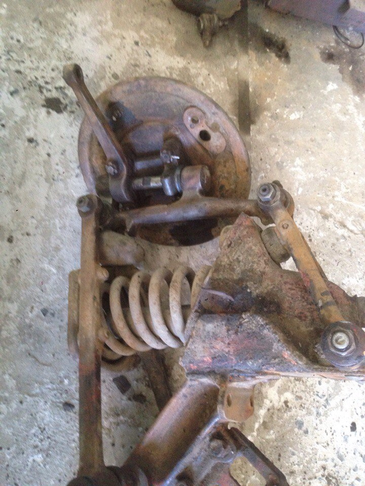 купил подменные колеса и очистил балку — ГАЗ 24, 2,5 л, 1976 года ...