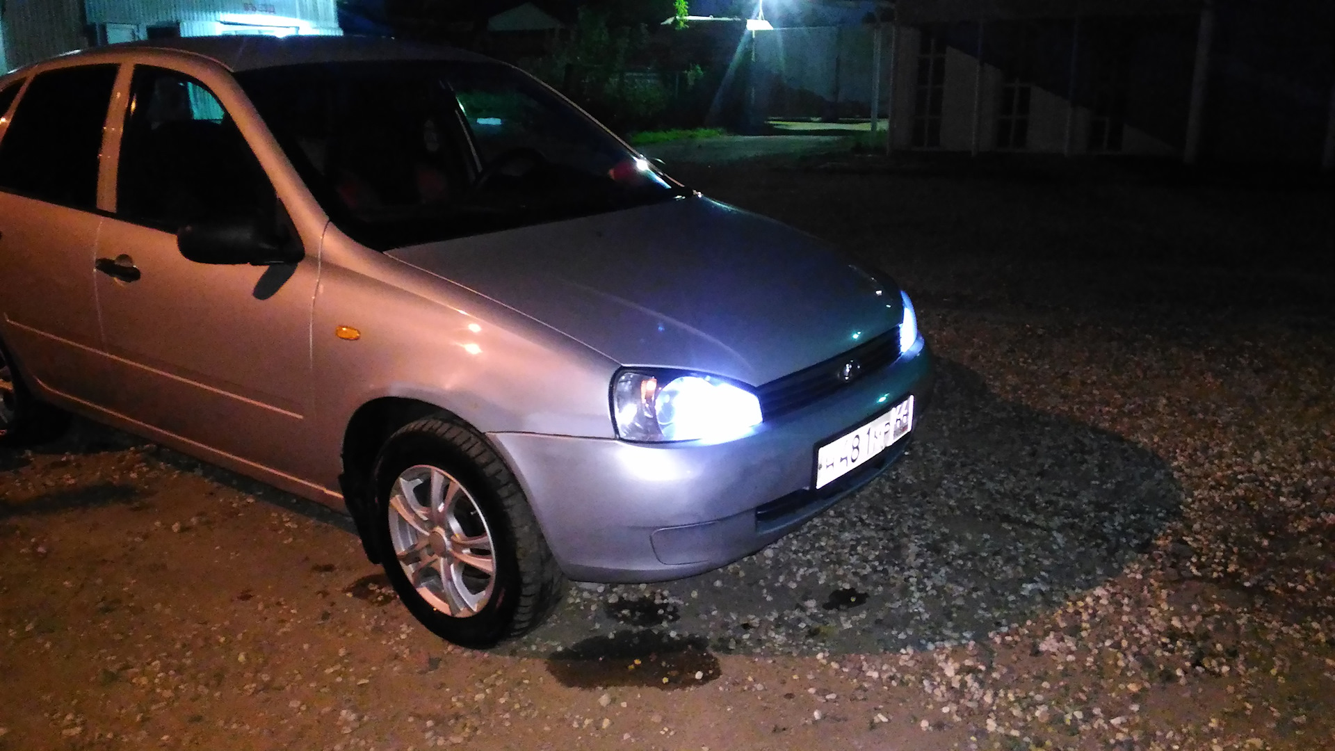 белая подсветка приборной панели — Lada Калина Хэтчбек (1G), 1,5 л ...