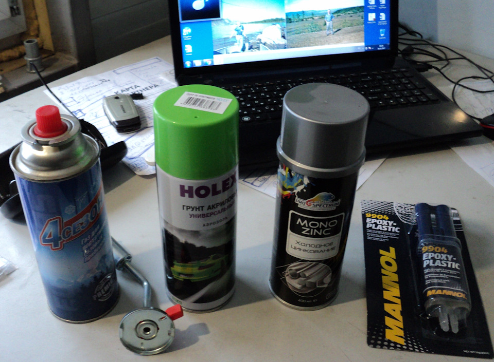 Малый джентльменский набор в дополнение к болгарке, наждакам, полиролям и растворителю — Renault Twingo I