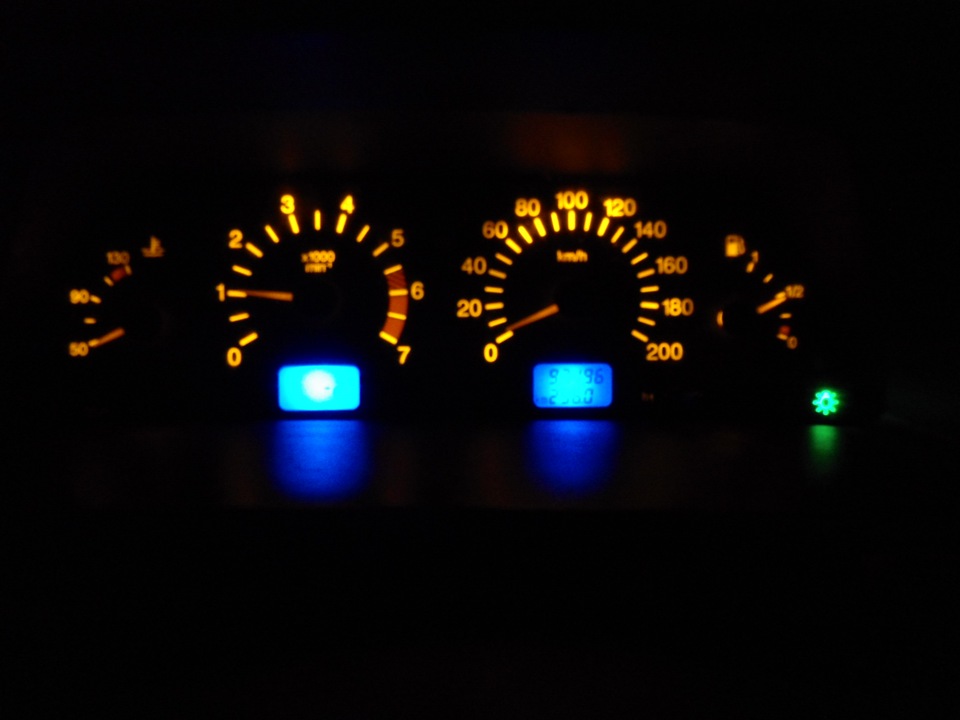 подсветка панели приборов — Lada 2114, 1,6 л, 2008 года | тюнинг | DRIVE2