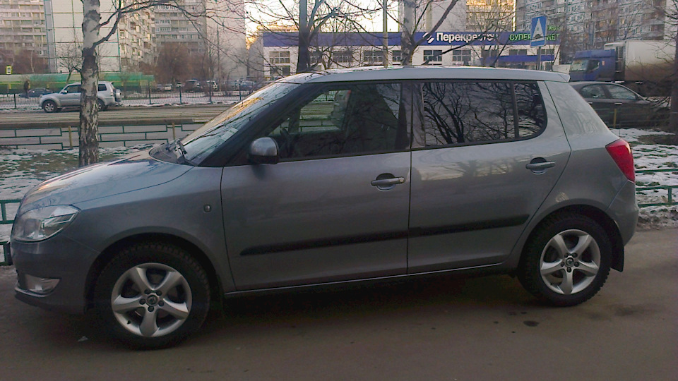 тяга трапеции стеклоочистителя — Skoda Fabia Combi Mk2, 1,6 л, 2012 ...