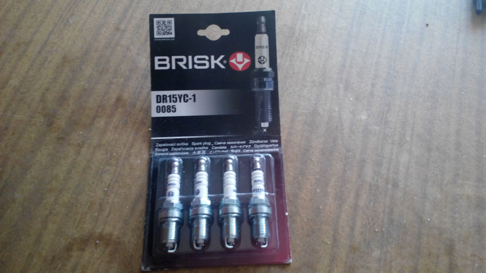 DR15YC1 Свеча зажигания ВАЗ-2112 DR15YC-1 SUPER комплект BRISK ...