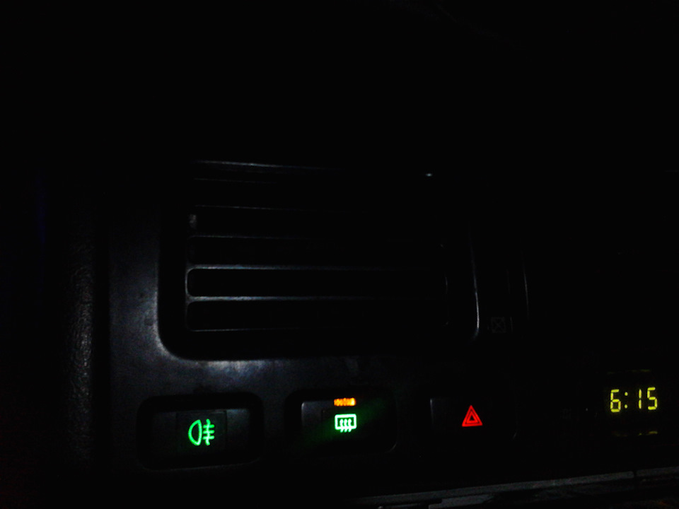 пересвет кнопок консоли. замена лампочек на светодиоды — DRIVE2