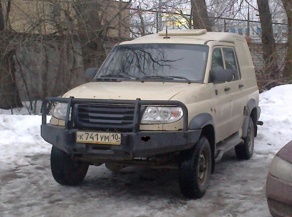 Установка брызговиков уаз пикап