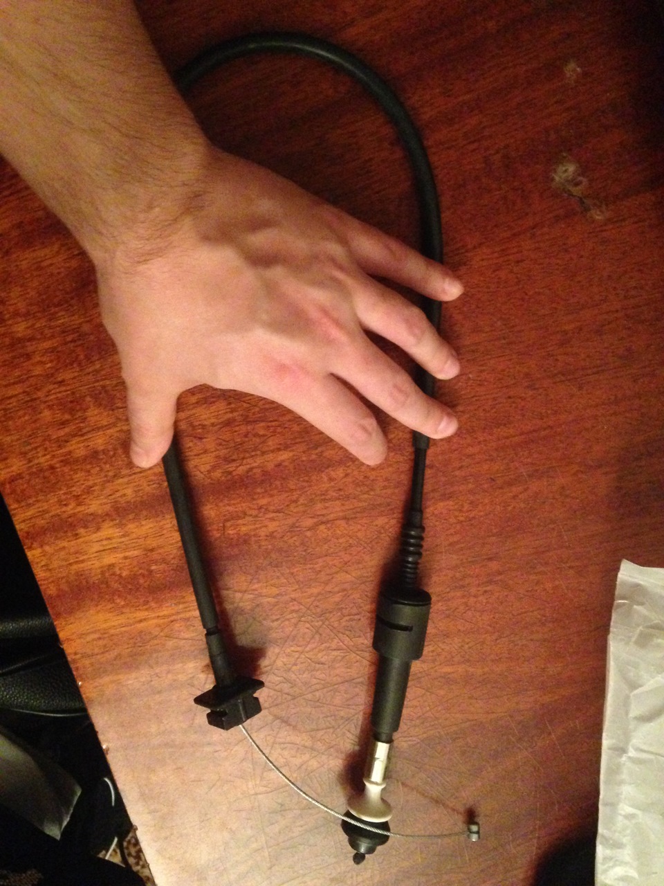 Длина данного троса 79мм, а нужно порядка 120 — Ford Mondeo I