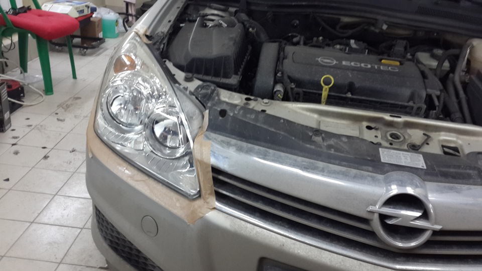 после — Opel Astra H