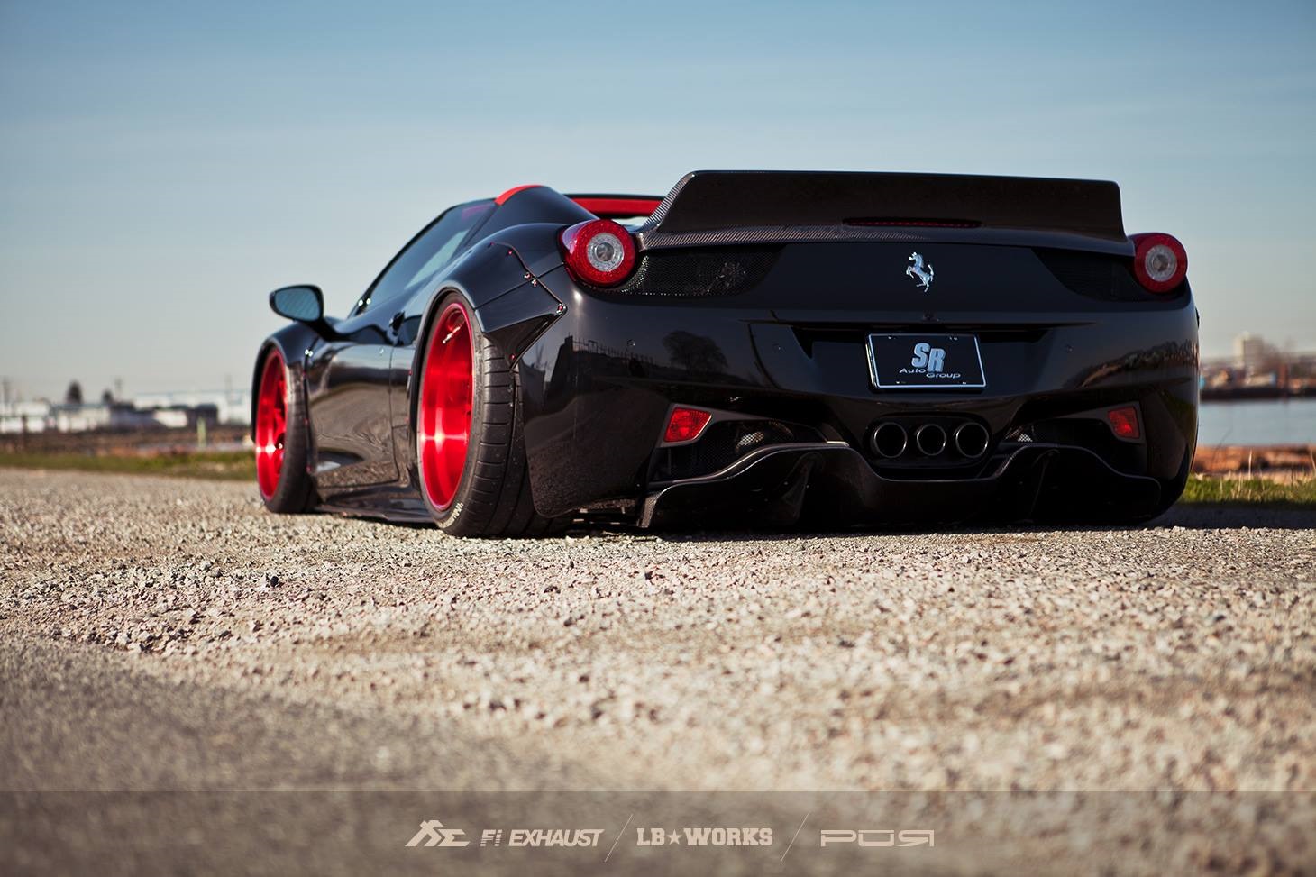 Ferrari 458 Italia Black Tuning