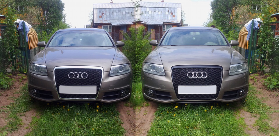 Audi a6 Emerald Chrome