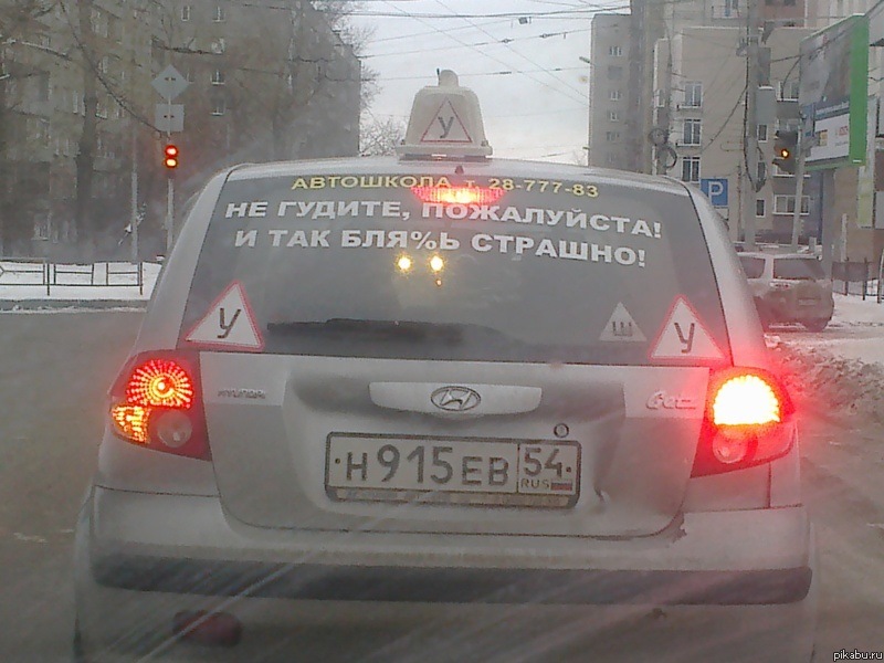 Девушка, приколы автошкола в картинках