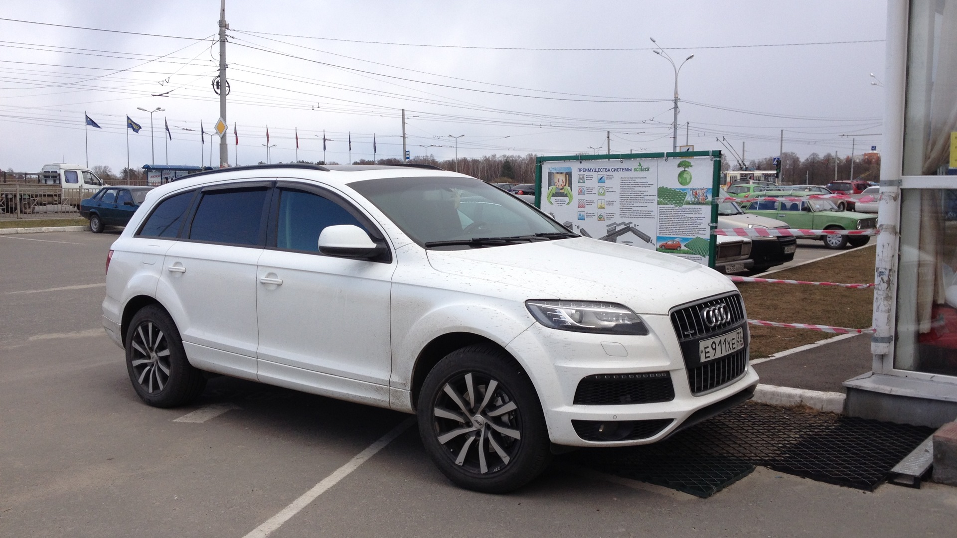 Audi Q7 (1G) 3.0 дизельный 2010 | Белая акула на DRIVE2