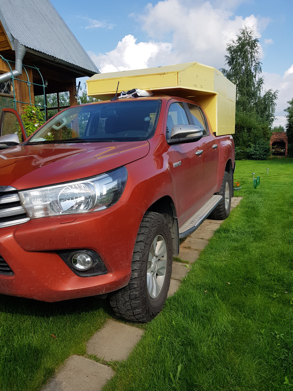 Внедорожный кемпер на базе Хайлюкс 8 (Revo). Тизер — Toyota Hilux (8G), 2,8  л, 2017 года | тюнинг | DRIVE2