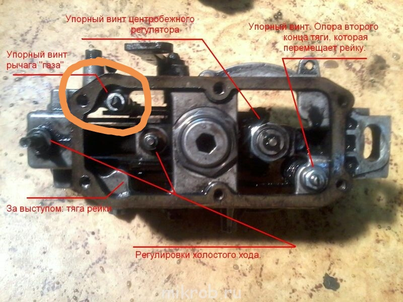 Автоматический регулятор оборотов ДВС