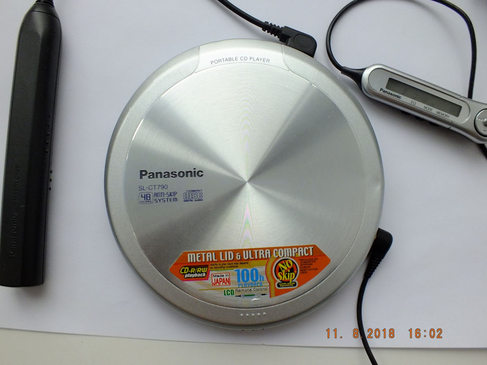 Подарок брату — CD плеер портативный Panasonic SL-CT790. — DRIVE2