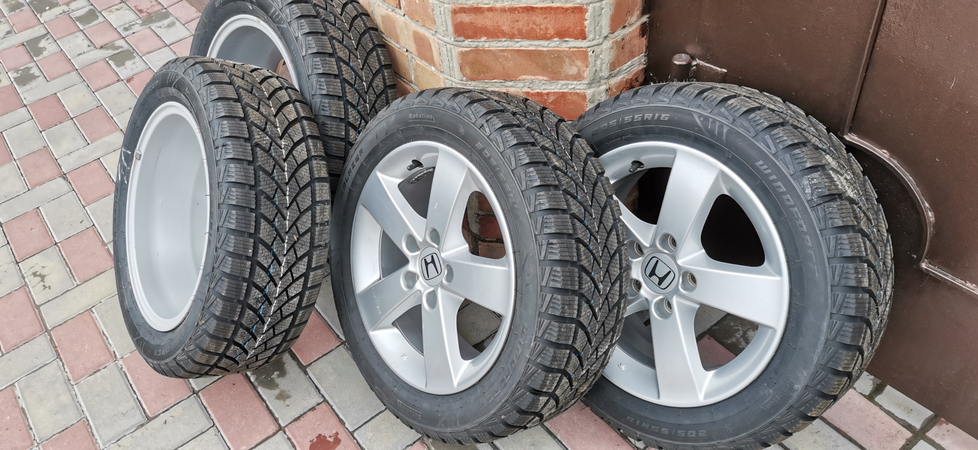 #79 Новая зимняя резина Windforce (Китай) — Honda Civic 4D (8G), 1,8 л ...