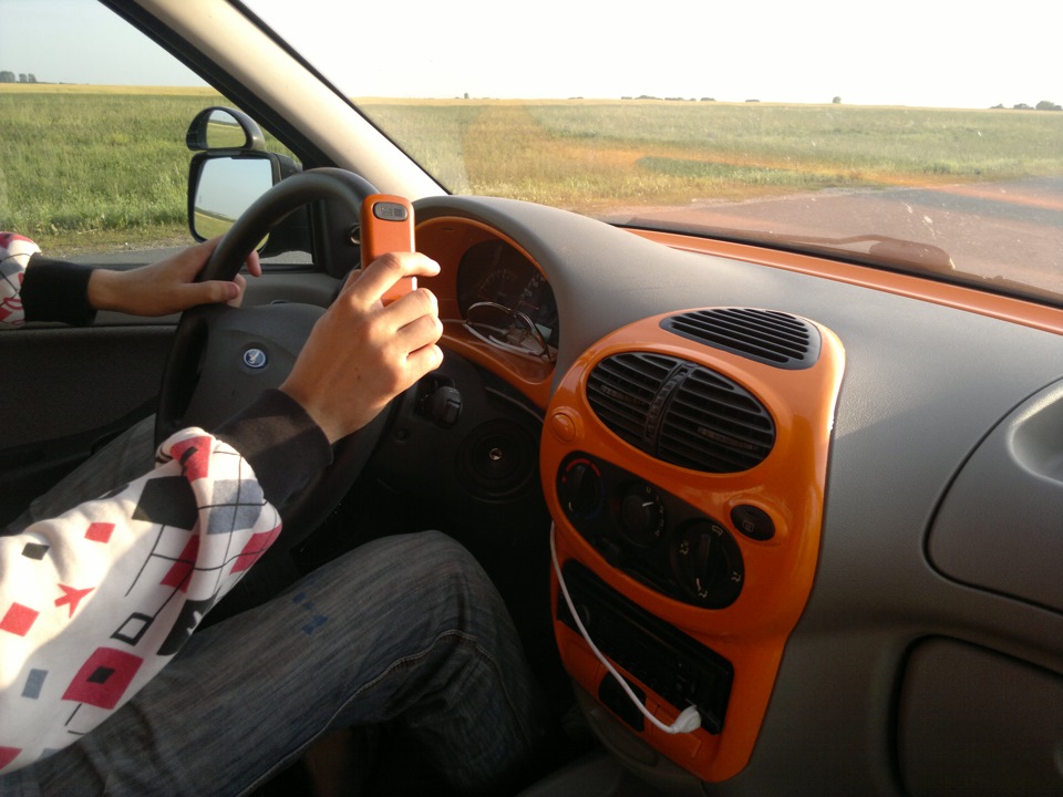 Обтяжка панели:) — Lada Калина хэтчбек, 1,6 л, 2010 года | стайлинг ...