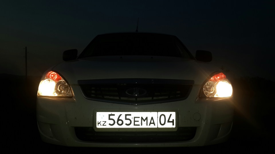 габариты — LADA Приора хэтчбек, 1,6 л., 2013 года | тюнинг | DRIVE2