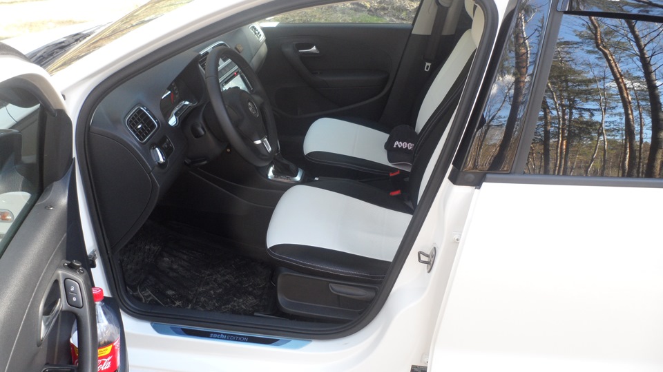 Авточехлы — Volkswagen Polo Sedan, 1,6 л, 2013 года | тюнинг | DRIVE2