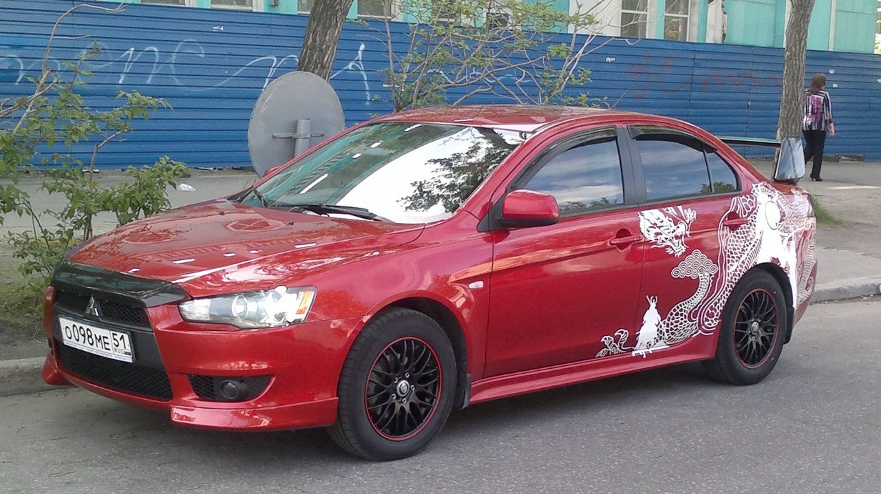 Mitsubishi Lancer 10 Кровавый винил