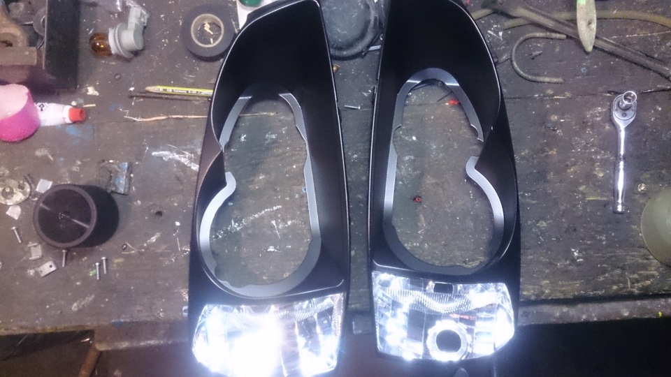 Покраска отражателя фары — Lada Калина Хэтчбек (1G), 1,6 л, 2010 года ...