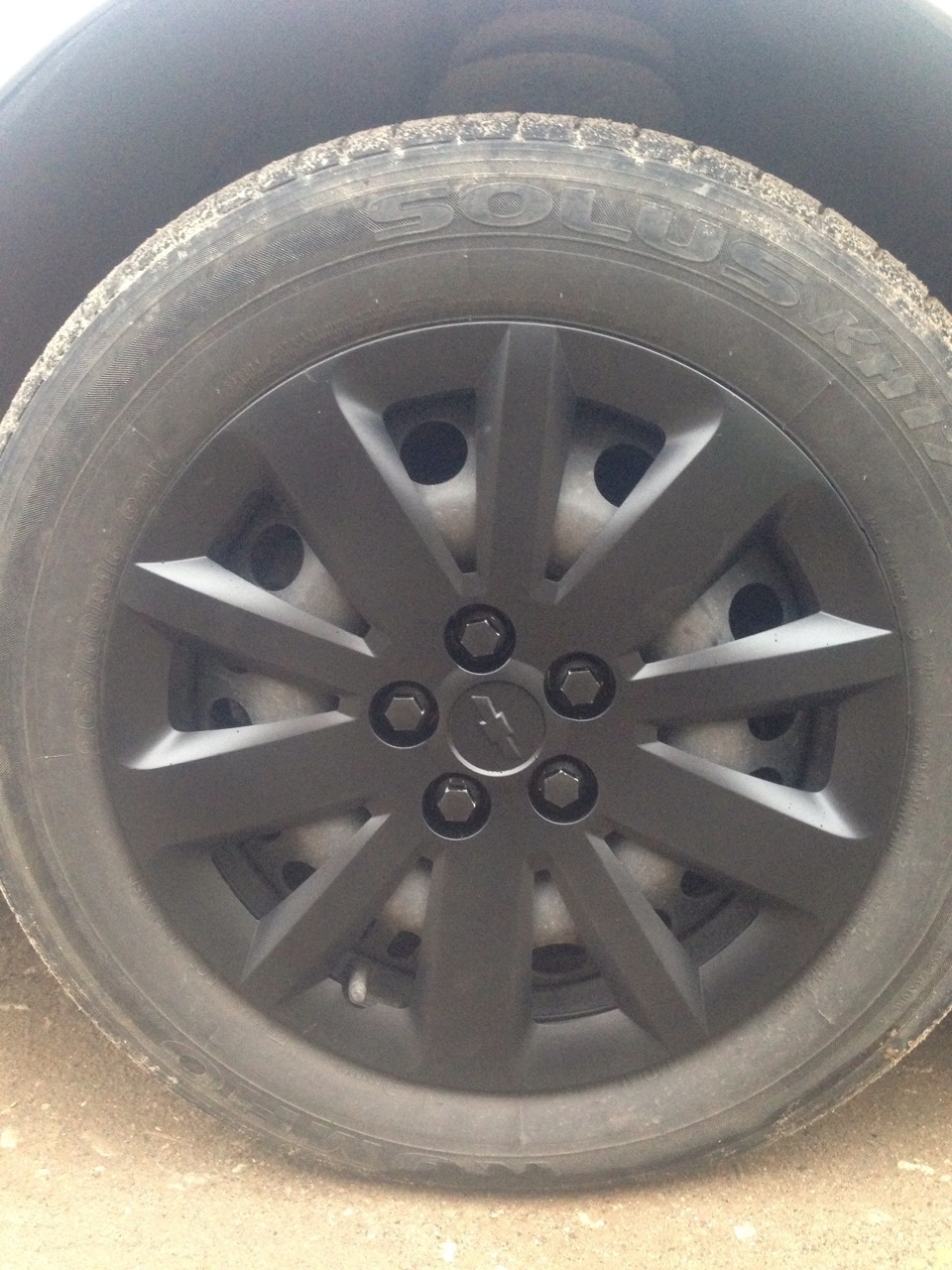 Покраска колпаков — Chevrolet Cruze (1G), 1,6 л, 2011 года | колёсные ...
