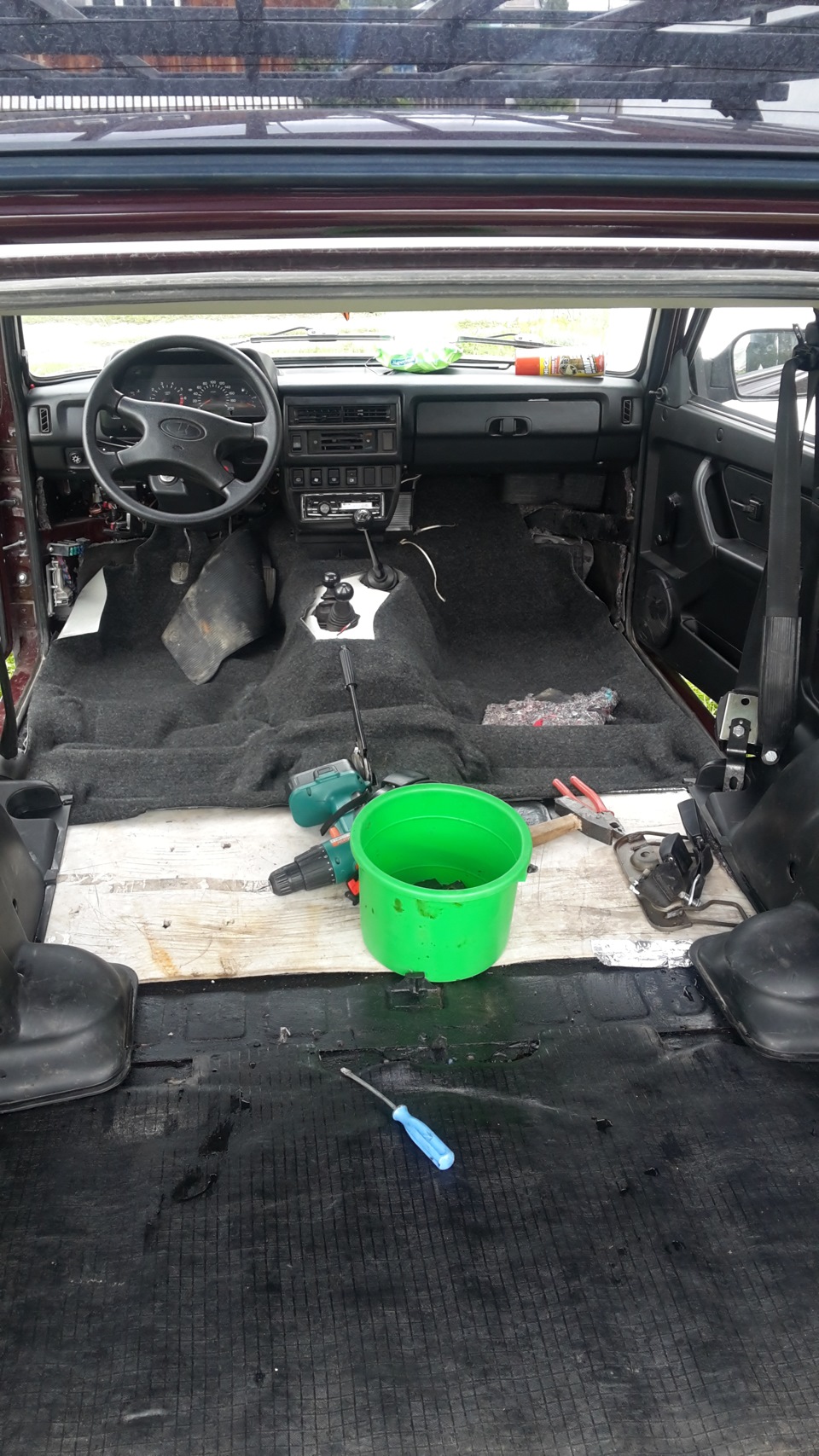 Бесшумка пола (своими руками) — Lada 4x4 3D, 1,7 л, 2012 года | тюнинг ...