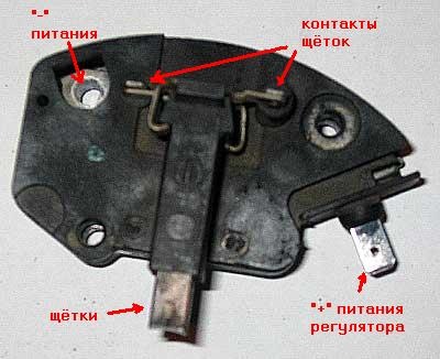 схема подключения генератора ниссан