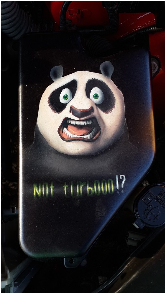 Аэрография под капот и … — Toyota Aristo (II), 3 л, 1998 года | другое ...