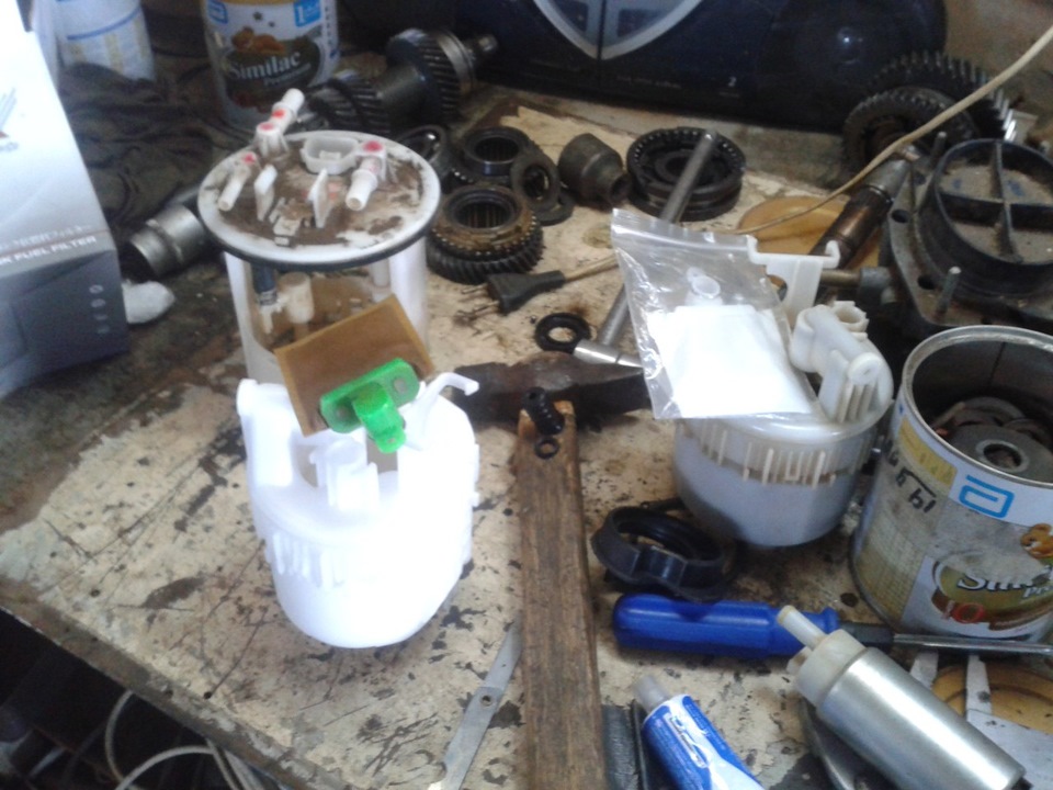 замена топливного фильтра и пару мелочей — Mitsubishi Outlander, 2 л ...