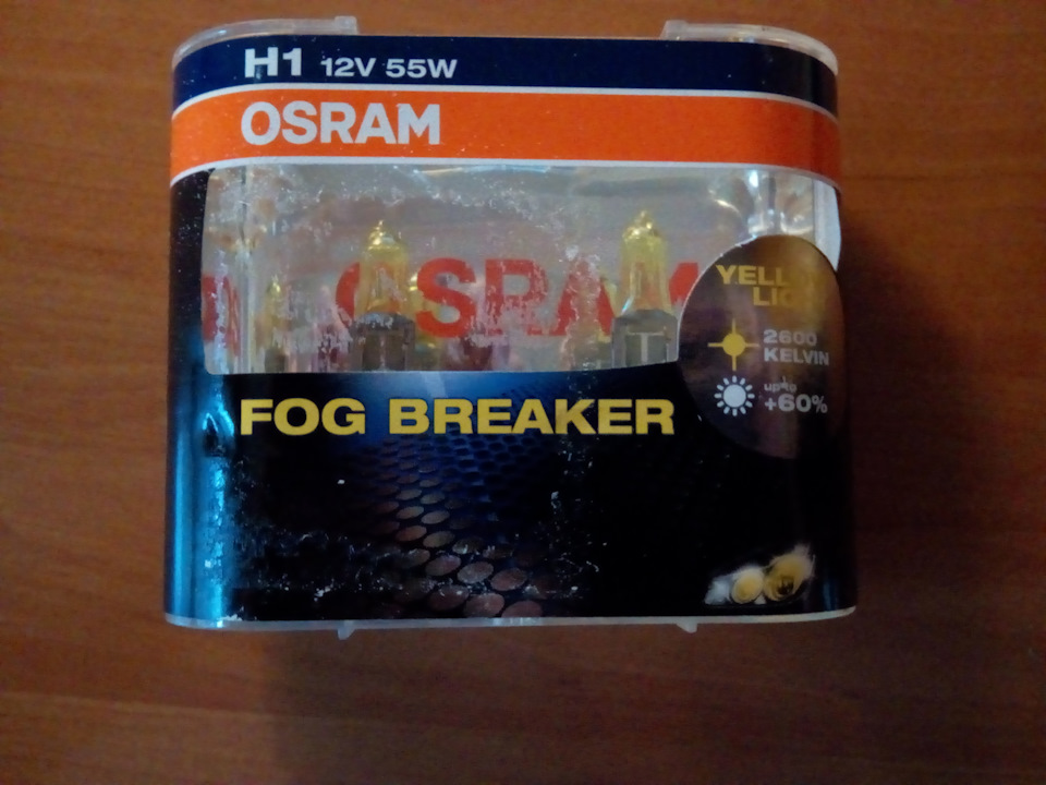 ПТФ Освар + Osram Fog Breaker в 2 этажа — Renault Logan (1G), 1,4 л ...
