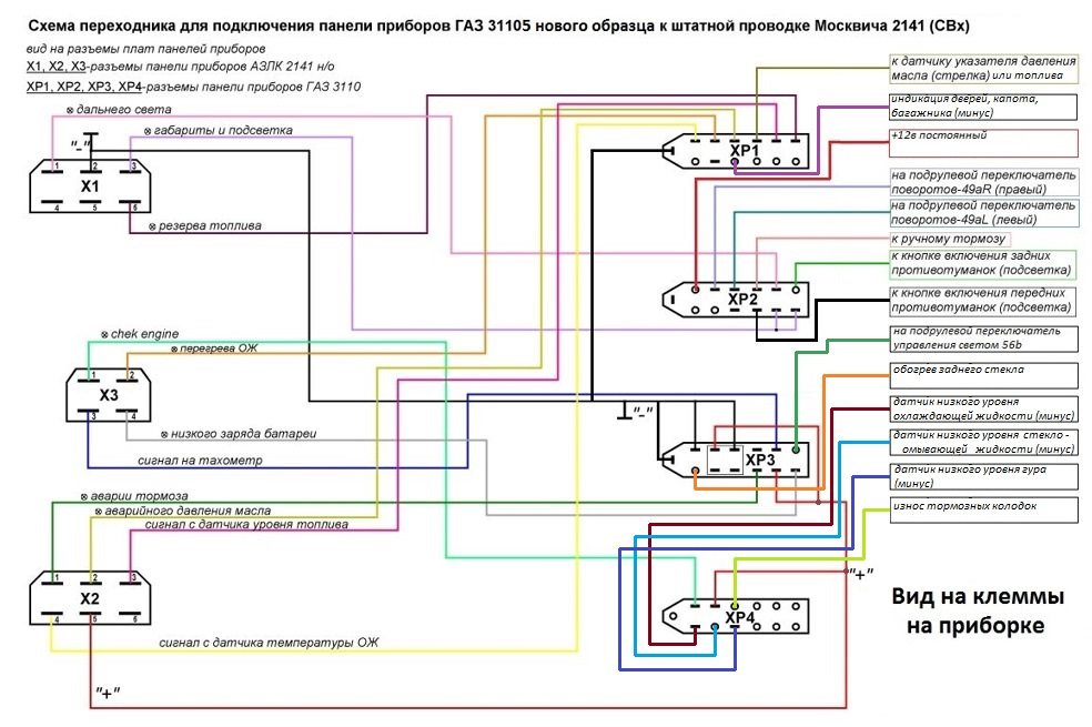 Схема электрооборудования газель крайслер