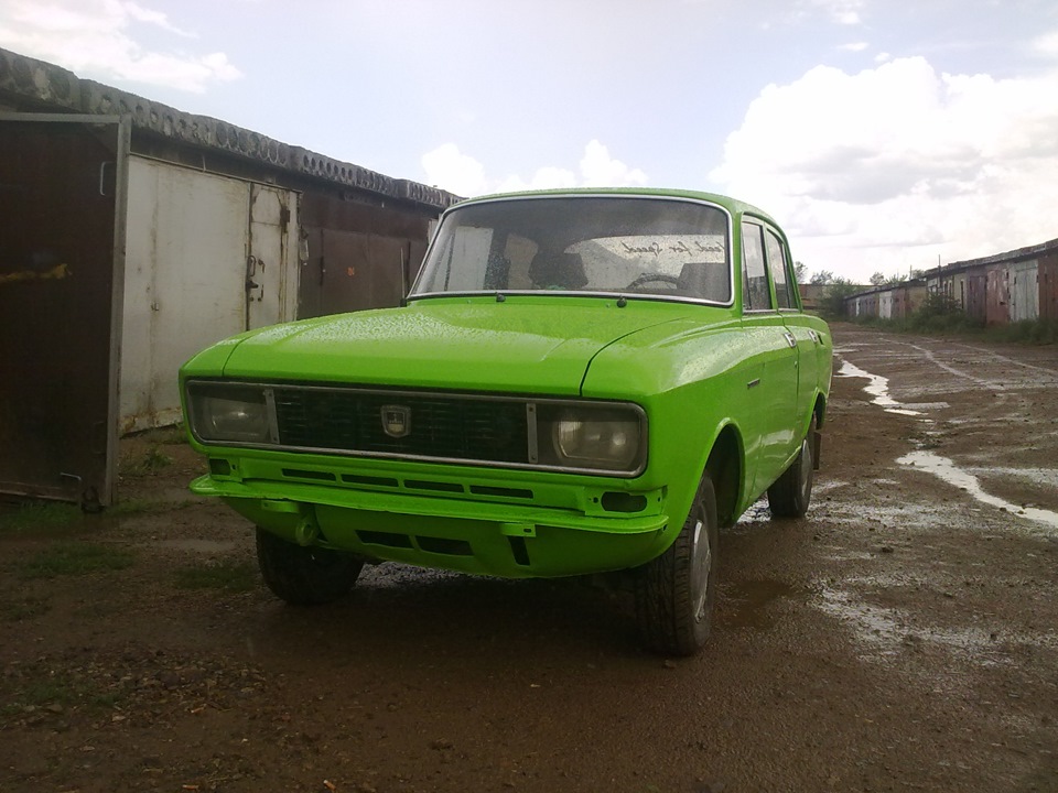 Вот так выглядит сразу после покраски! — Москвич 2140, 1,5 л, 1979 года ...