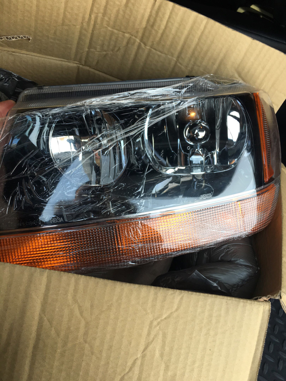 Фары, глаза автомобиля — Jeep Grand Cherokee (WJ), 3,9 л, 2004 года ...