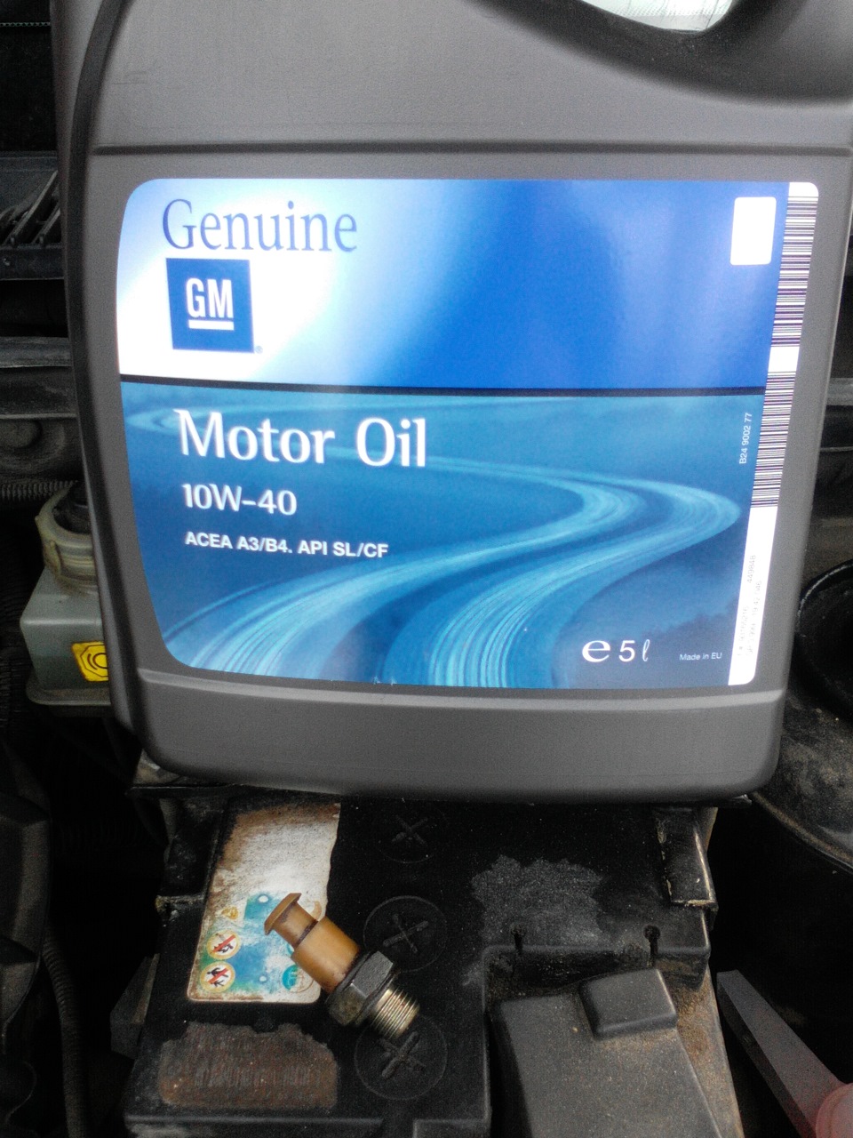 Замена масла и датчика давления масла — Lada Калина универсал, 1,6 л ...