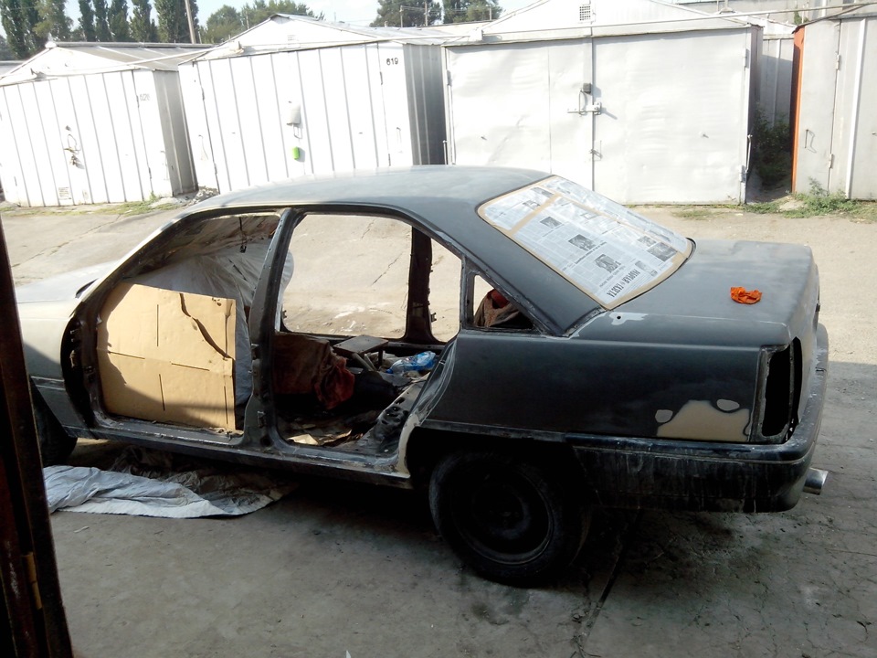 Шпаклевка и грунтовка — Opel Omega A, 2 л., 1989 года | кузовной ремонт ...