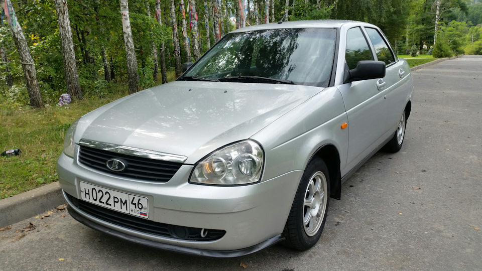 Резиновая губа — Lada Приора седан, 1,6 л, 2010 года | стайлинг | DRIVE2