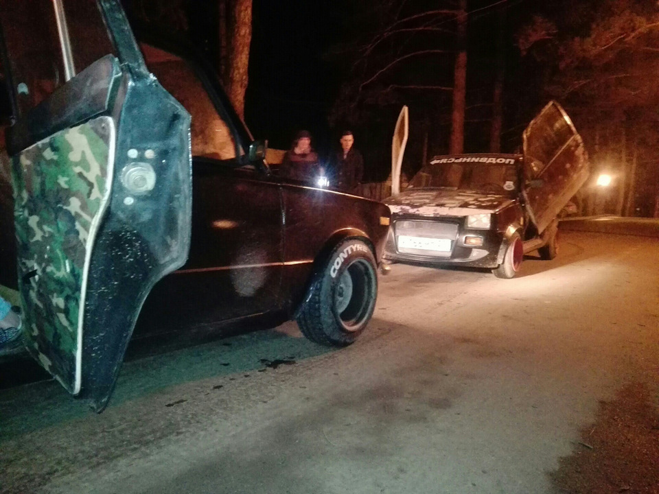 Идея переделки крыльев для ламбо дверей — Lada 11113 Ока, 1,5 л, 2000 ...