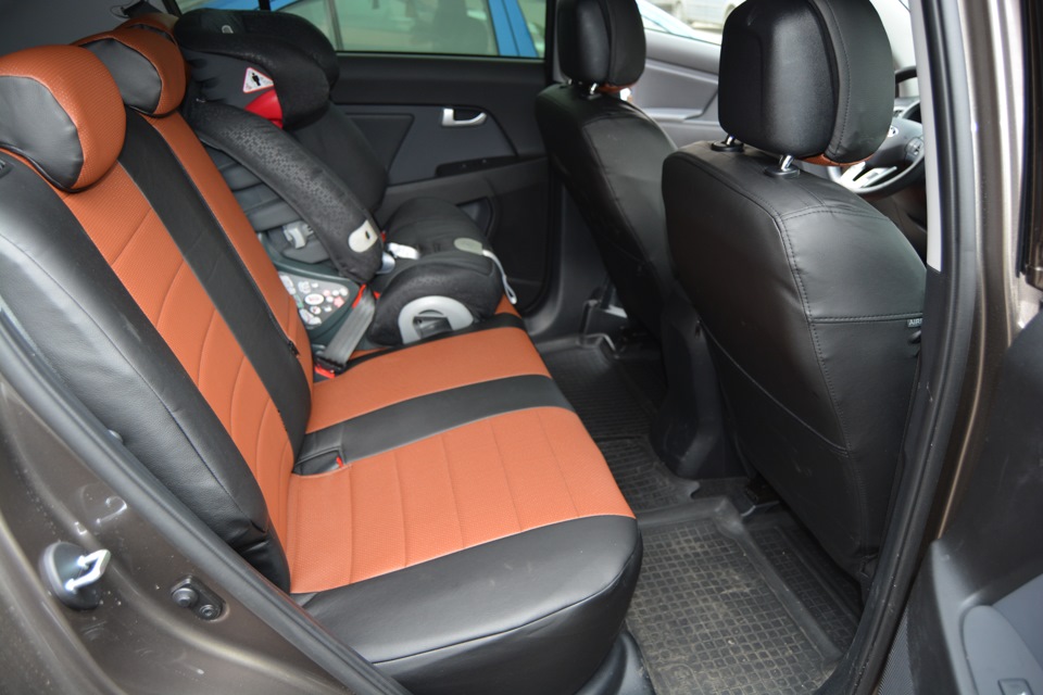 Чехлы "Автопилот" — KIA Sportage (3G), 2 л, 2015 года | аксессуары | DRIVE2