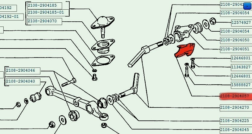 Рычаг подвески 2108 схема