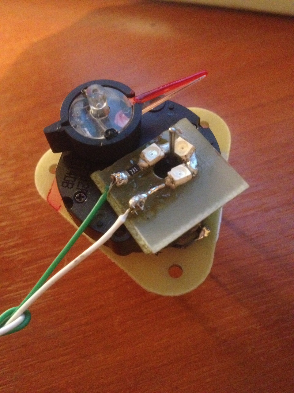 Пересвет приборки 2115 Начало — Lada 2115, 1,5 л, 2002 года ...