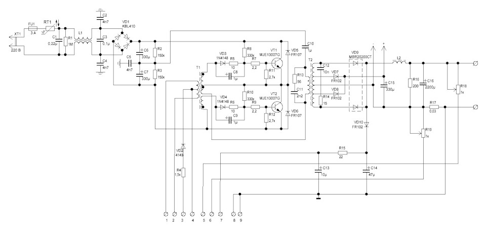 Схема зарядного устройства pw325