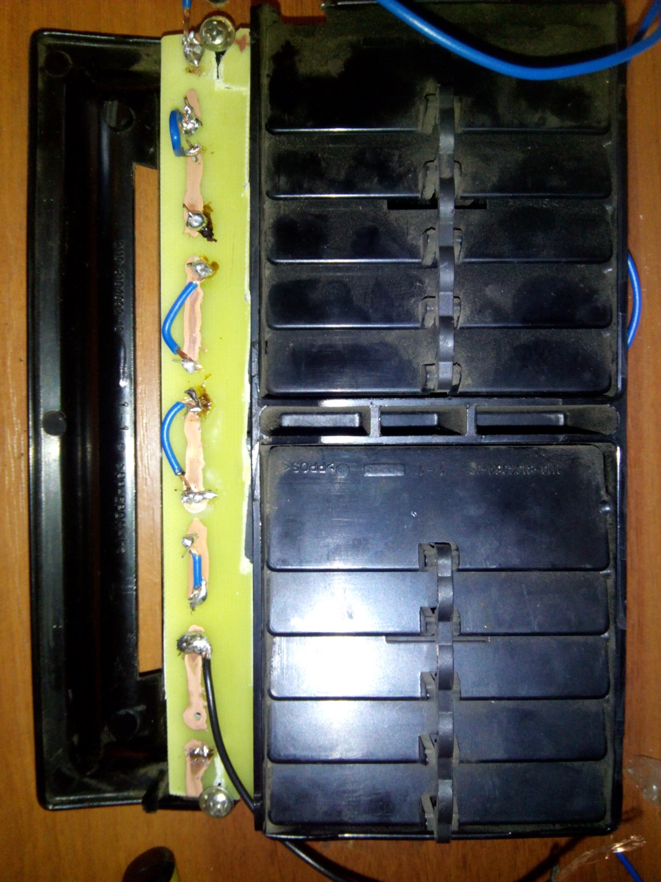 Пайка светодиодов для подсветки центрального воздуховода — Lada 21104 ...