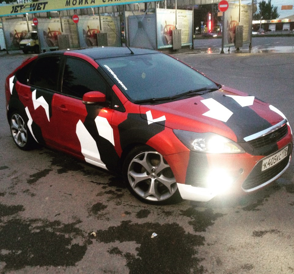 Ford Focus 2 матовый хаки