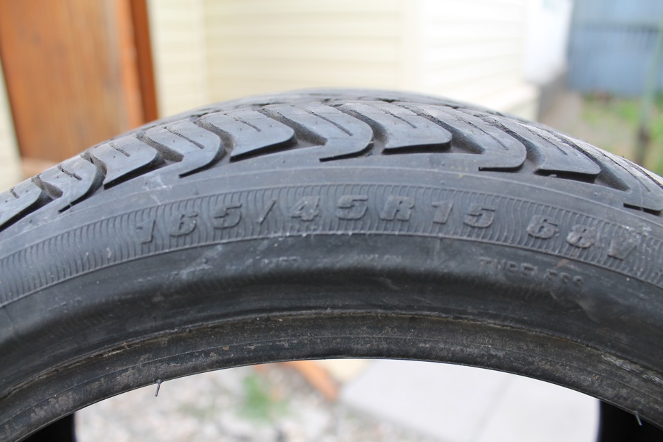 165\45 r15 on 7J, Sexy tires for sexy seven - LADA 2107, 1.5 л., 2000 года ...