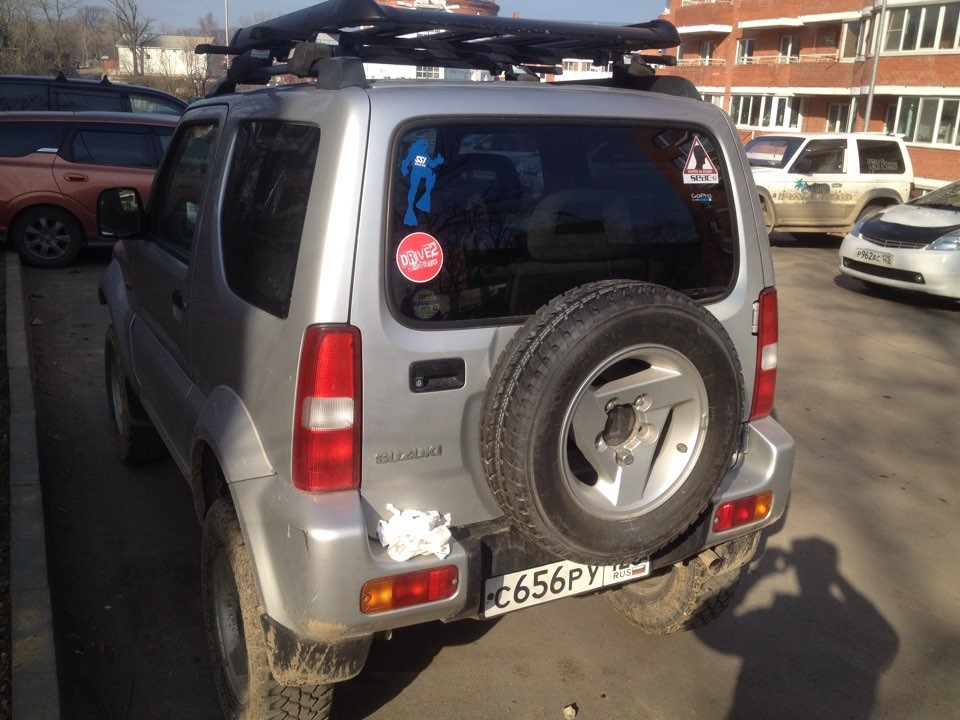 Наклейки на машину — Suzuki Jimny (1G), 1,3 л, 1998 года | стайлинг ...
