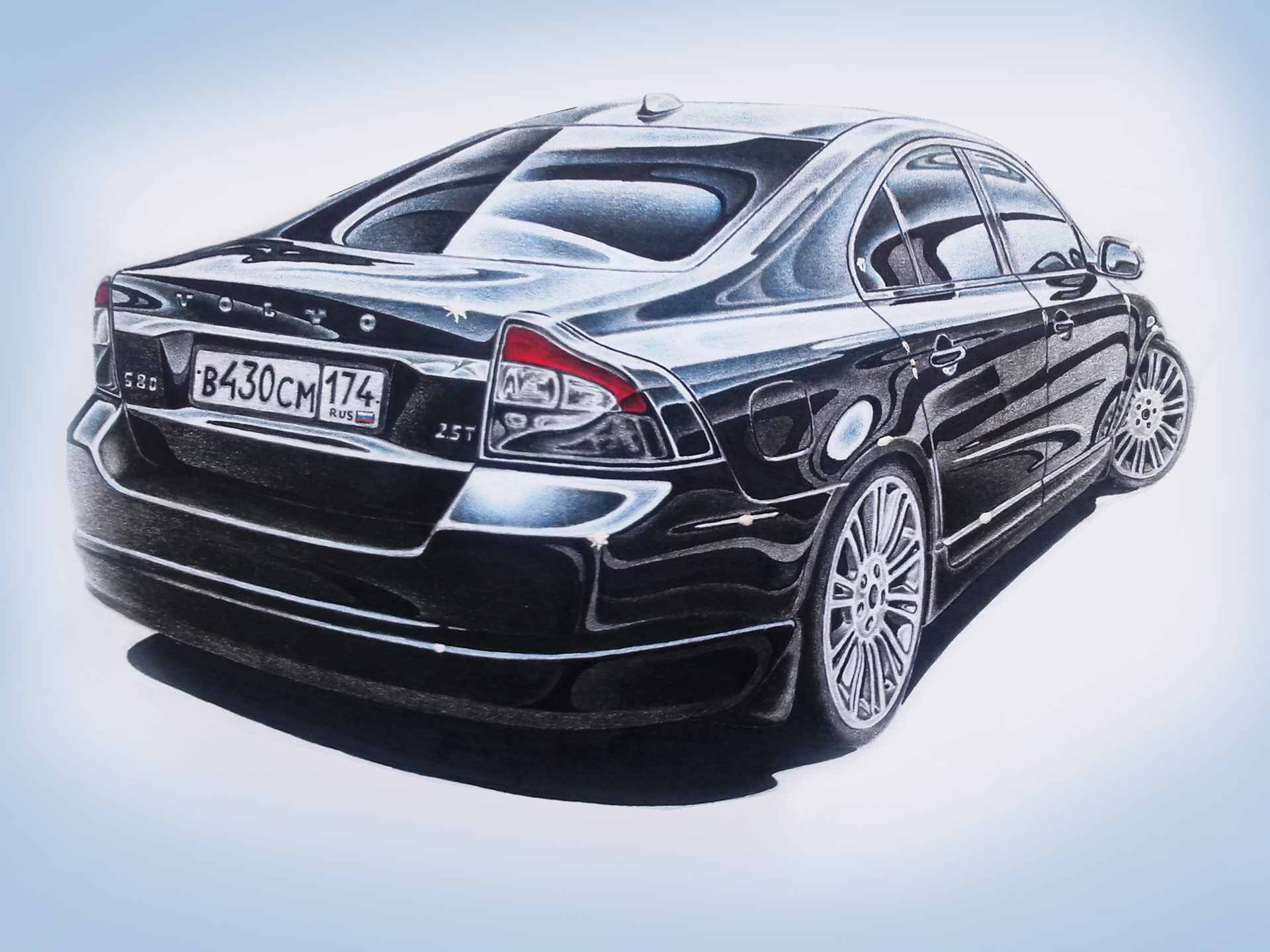 Рисунок Volvo s80