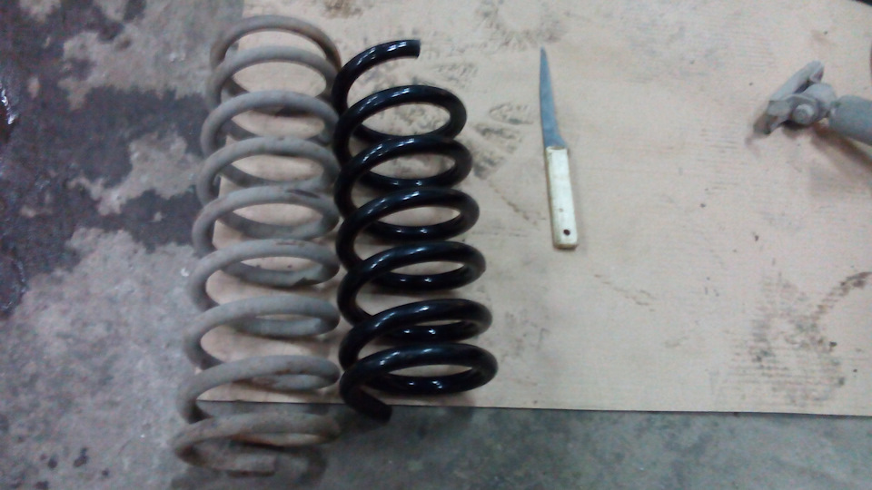 Пилим ограничители и Шнива пружины — Lada 21053, 1,5 л, 1996 года ...