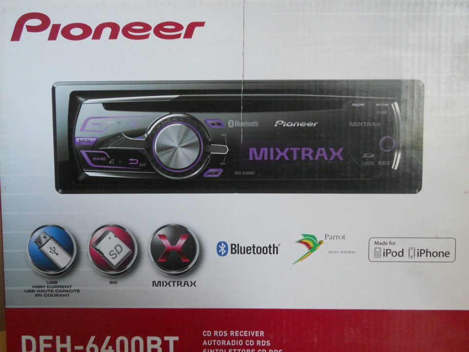ГУ Pioneer6400BT — Lada 21124, 1,6 л, 2005 года автозвук DRIVE2