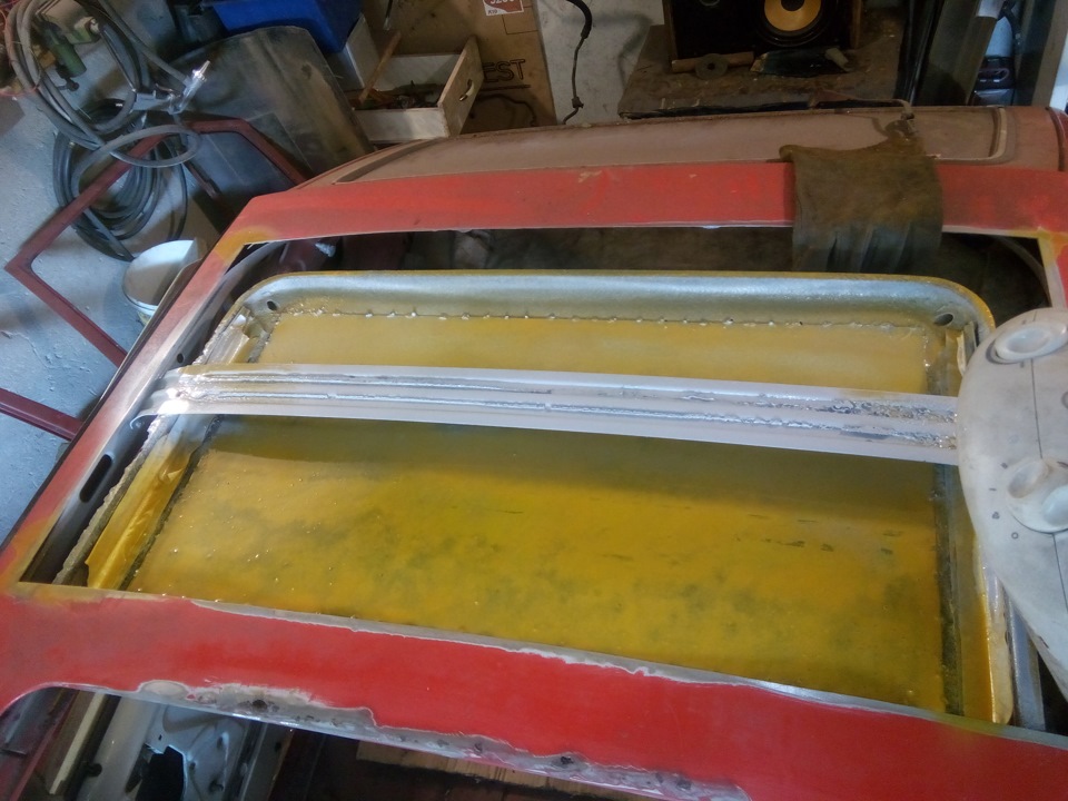 Заварил, в кислотном грунте — Opel Kadett D