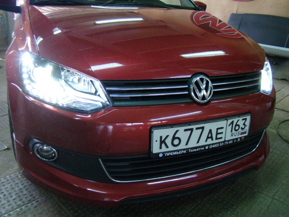 Volkswagen Polo 1 4 Turbo led оптика